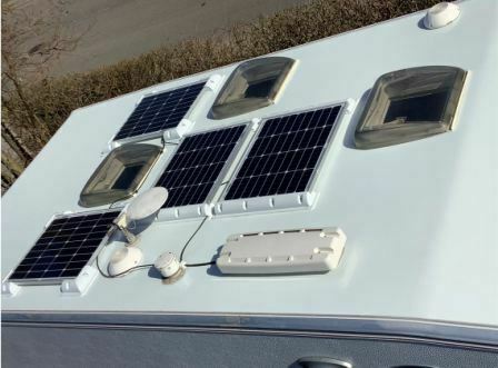 Solcelleanlæg campingvogn
