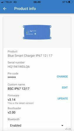 Hymer Eriba 465 Victron Blue Smart Ip67