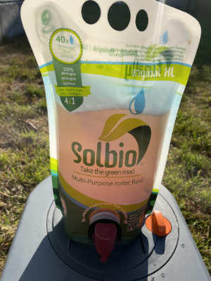 Solbio biologisk sanitets væske til camping