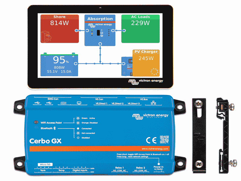 Victron Cerbo GX plus DIN with GX Touch 50_nw