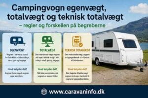 Campingvogn tekniske vægt