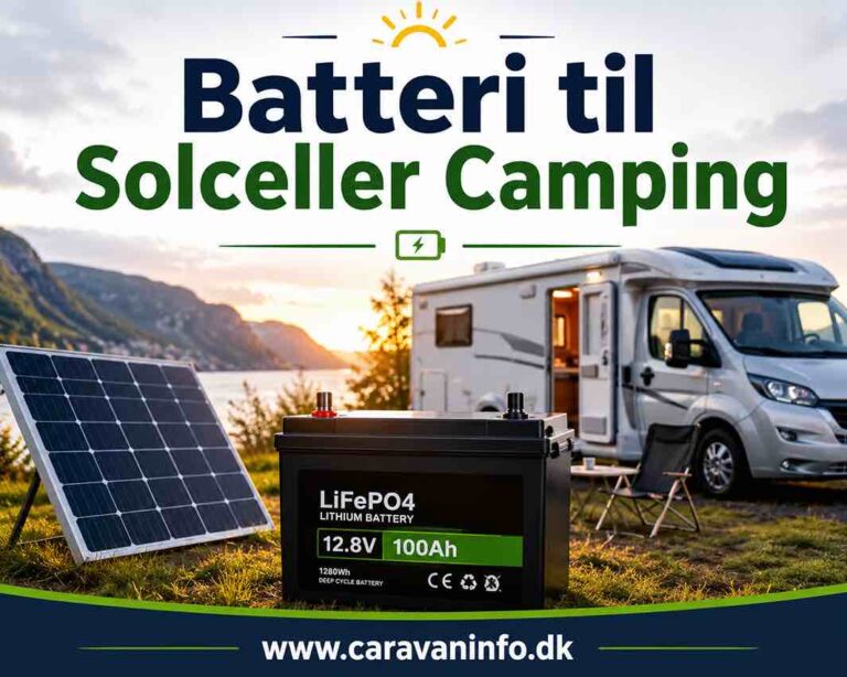 Batteri til Solceller Camping