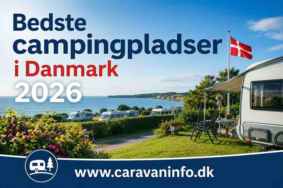 Bedste campingpladser i Danmark 2026