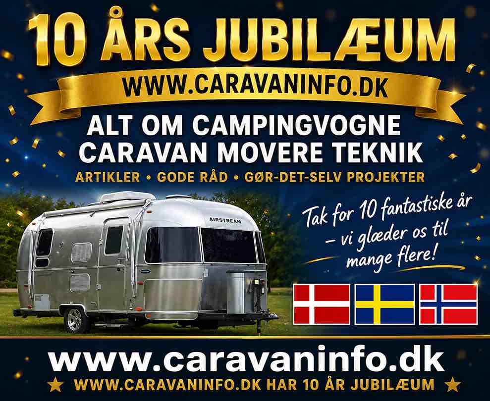 Caravaninfo.dk 10 års jubilæum