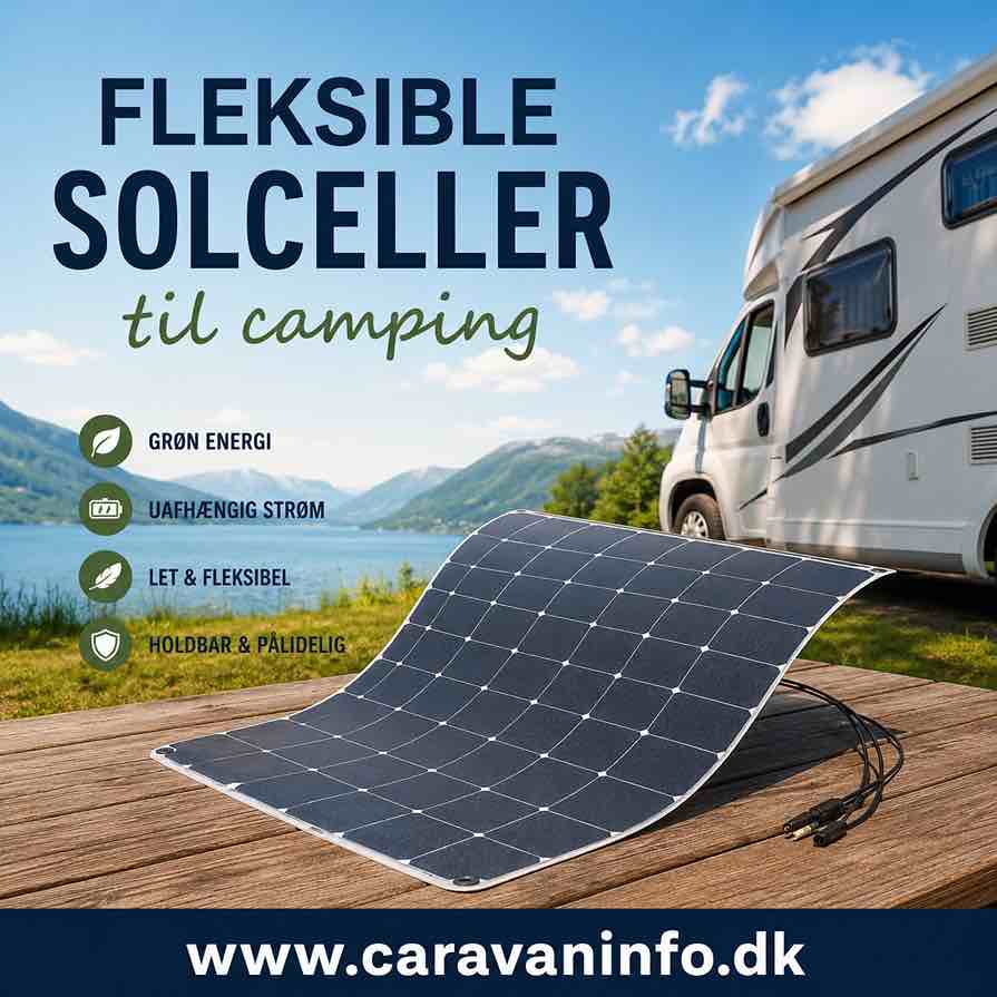 Fleksible Solceller til Camping