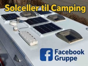 Solceller til camping Facebook Gruppe