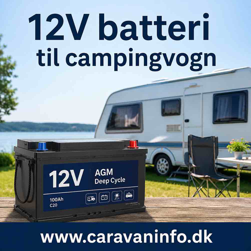 12 volt batteri til campingvogn
