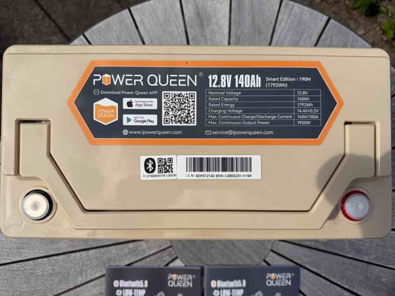Power Queen 140Ah Lithium Batteri