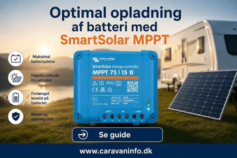 Optimal opladning af batteri med SmartSolar MPPT