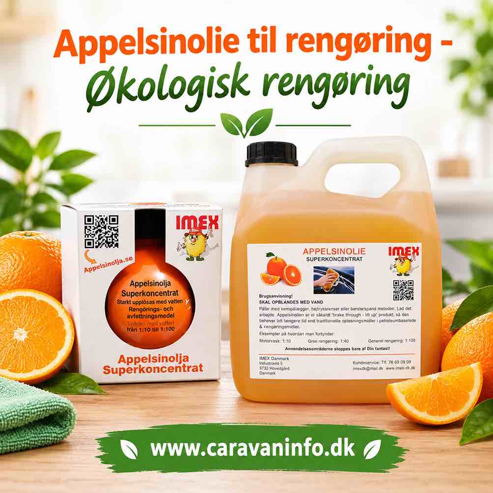 Appelsinolie til rengøring - Økologisk rengøring